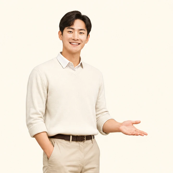 신용불량자 신차 장기렌트 상담 신청을 안내하는 담당자